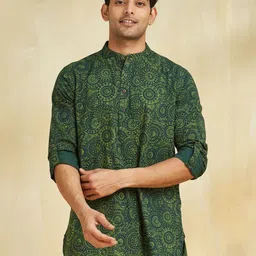 Fabindia Men Ethnic Motifs Printed Kurta-picture-28