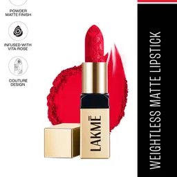 Lakme Rouge Bloom Long Lasting Powder Matte Bullet Lipstick 4g - Cherry Blossom 207-10