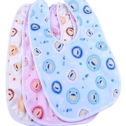 Brandonn Double Layered Waterproof Bibs Set Of 3 - Multicolor-image-51