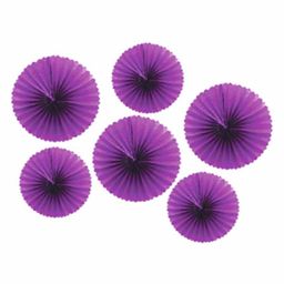 Untumble Paper Fan Wall Decor Purple - Pack of 6-image-95
