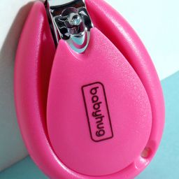 Babyhug Oval Shape Nail Clipper - Pink-image-36