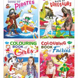 Sawan Coloring Book Set of 4 - English-10