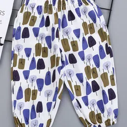 Kookie Kids Full Length Lounge Pants Trees Print - Multicolor-picture-44
