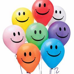 Funcart Multicolor Smiley Balloons - Pack Of 10-28