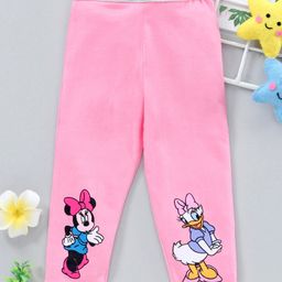 Babyhug Full Length Leggings - Pink-image-63
