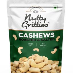 Nutty Gritties Roasted Cashews Nuts Lightly Salted - 200 gm-image-16