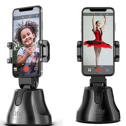 iLife Selfie 360° Rotation Auto Face Object Tracking Mount Holder - Black-13