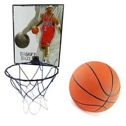 Toyshine Wall Mountable Basketball Hoop Set with Ball Size 7 (Colour May Vary)-image-20