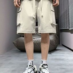 StyleCast Men Mid Rise Regular Fit Cotton Cargo Shorts-image-45