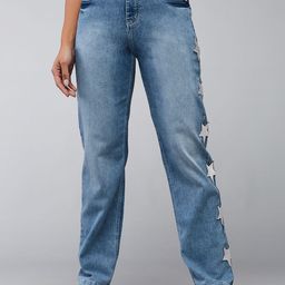 DOLCE CRUDO Women Slim Fit Light Fade Stretchable Jeans-picture-48