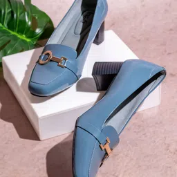 Inc 5 Women Round Toe Block Heel Pumps-46