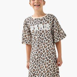 Juniors by Babyshop Gitls Animal Printed Cotton T-shirt Dress-picture-13