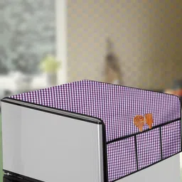 The Furnishing Tree Violet Printed Refrigerator Cover-image-71