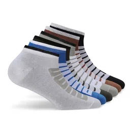 Puma Unisex Set Of 6 Patterned Cotton Ankle Length Socks-21