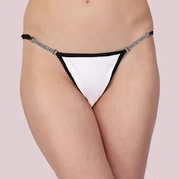 Lola Dola Mid-Rise G-String Rhinestone Connector Thong Briefs EBString-020-picture-19