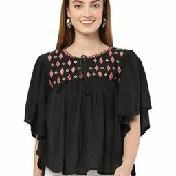 OOTPTAANG Embroidered Kaftan Top-image-62