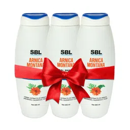 SBL Arnica Montana Set Of 3 Herbal Shampoo With Conditioner - 400 ml Each-27
