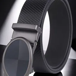 Metronaut Men Textured Leather Formal Belt-image-78