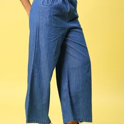V-Mart Women Relaxed Fit Mid-Rise Light Fade Jeans-picture-3