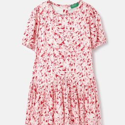 United Colors of Benetton Girls Floral Print Drop-Waist Dress-picture-23