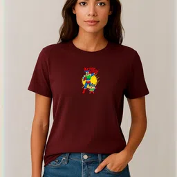 Anikmart Graphic Printed Short Sleeves Pure Cotton T-shirt-picture-49