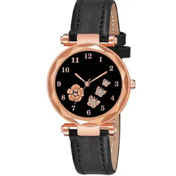 LAKSH Black Dial & Leather Straps Analogue Watch-picture-45