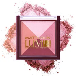 Mattlook Lumi 4 Baked Blusher & HIghlighter - 7.5 g- Goddess Dust 02-12