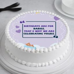 Quirky Quote Happy Birthday Cake-image-25