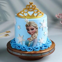 Frozen Wonderland Princess Cake-image-47