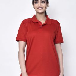RAPL Women Polo Collar Pockets T-shirt-image-52