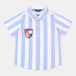Infinity Boys Opaque Striped Casual Shirt-44