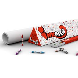 Inkmeo Reusable Alphabet Colouring Roll White Red - Pack of 12 image 3