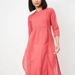 max Women Sequinned Anarkali Kurta-image-86