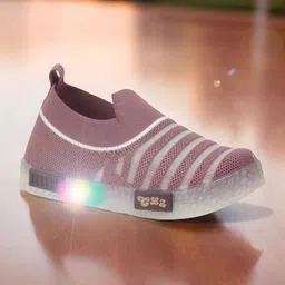 Lil Lollipop Kids Woven Design Slip-On Sneakers-image-79