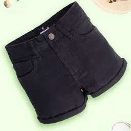 KiddoPanti Girls Denim Denim Shorts-image-15