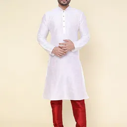 W & G Men Regular Kurta with Churidar-image-56