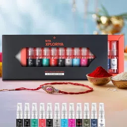 RIYA Beaded Rakhi With 12Pcs Eau de Parfum - 5 ml Each-40
