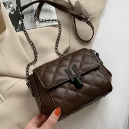 DressBerry PU Structured Sling Bag-26