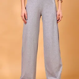MINOS Women Mid-Rise Regular Fit Parallel Trousers-image-80