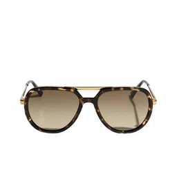 Vintage Unisex Aviator Sunglasses with UV Protected Lens Blaze Col 131-49