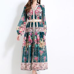 JC Collection Women Floral Printed Maxi Dress-image-93