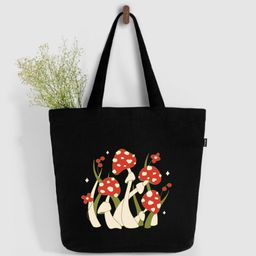 EcoRight Graphic Printed Cotton Shopper Tote Bag-image-88