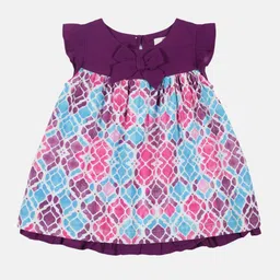 YOUNG BIRDS Print A-Line Dress-image-22