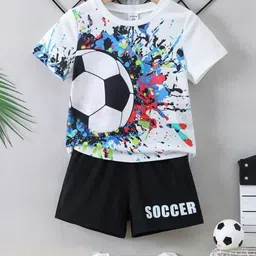 BAESD Boys Printed T-shirt with Shorts-image-20