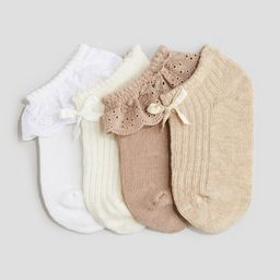 H&M 4-Pack Shaftless Socks-image-95