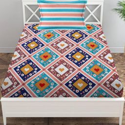 IVAZA Unisex Cream Bedsheets-image-80