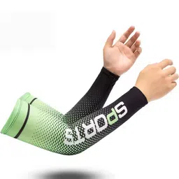 Aadikart Unisex Patterned UV Protection Fingerless Gloves-10