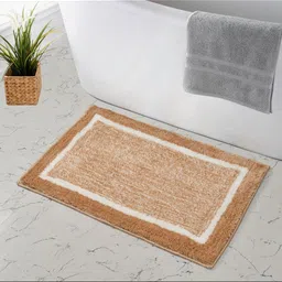 GBL COLLECTION Beige Bath Rugs-35