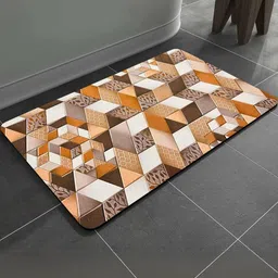 IVAZA Camel Brown Anti Slip Bathmat-image-95