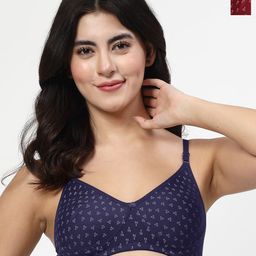 LILY Pack Of 2 Printed Full Coverage T-shirt Bra-57
